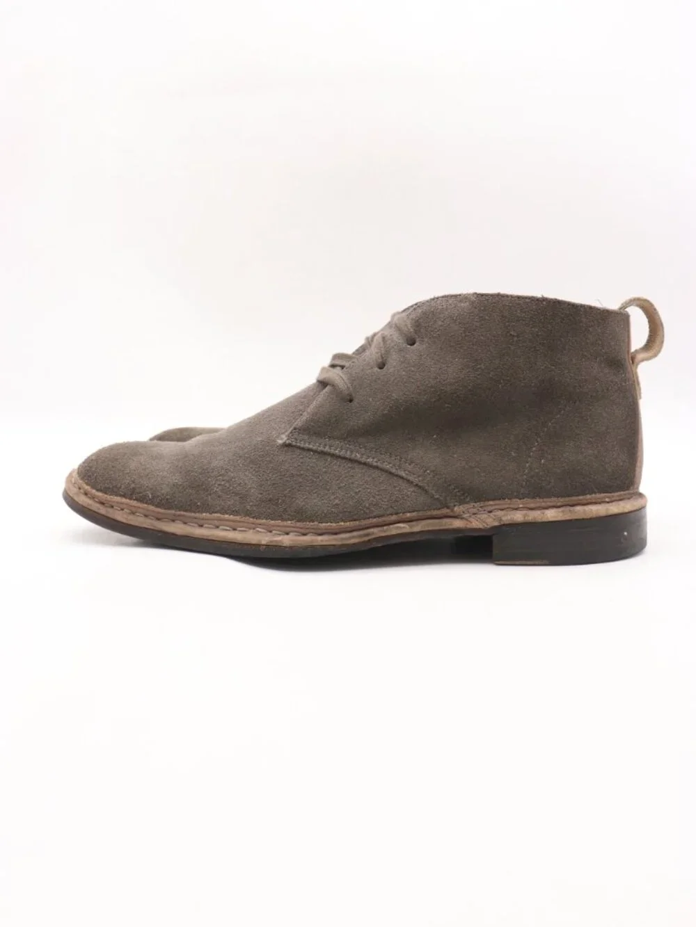 John Varvatos Chukka Boots Men's Size 10 M Gray Suede Leather